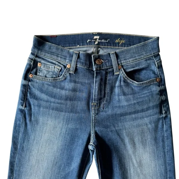 7FAMK Blue Thread Dojo Flare25 (34” inseam)
